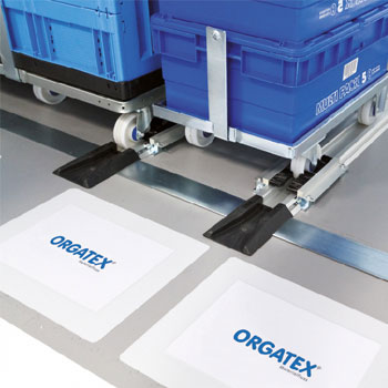 material provision with floor trolleys